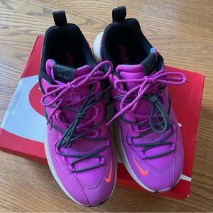 Nike Air Max Viva in Hyper Magenta with green and orange trim